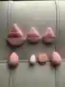Esponjas De Maquillaje Kit 7 Piezas Rosadas