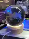 Lámpara Esfera De Cristal Pegaso