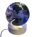 Lámpara Esfera De Cristal Pegaso