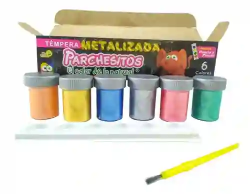 Tempera Metalizada Parchesitos