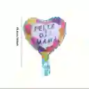 Globo Metalizado "feliz Dia Mamá" De 10″