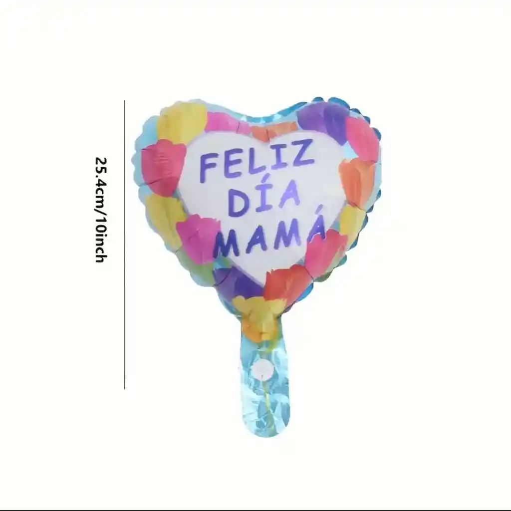Globo Metalizado "feliz Dia Mamá" De 10″