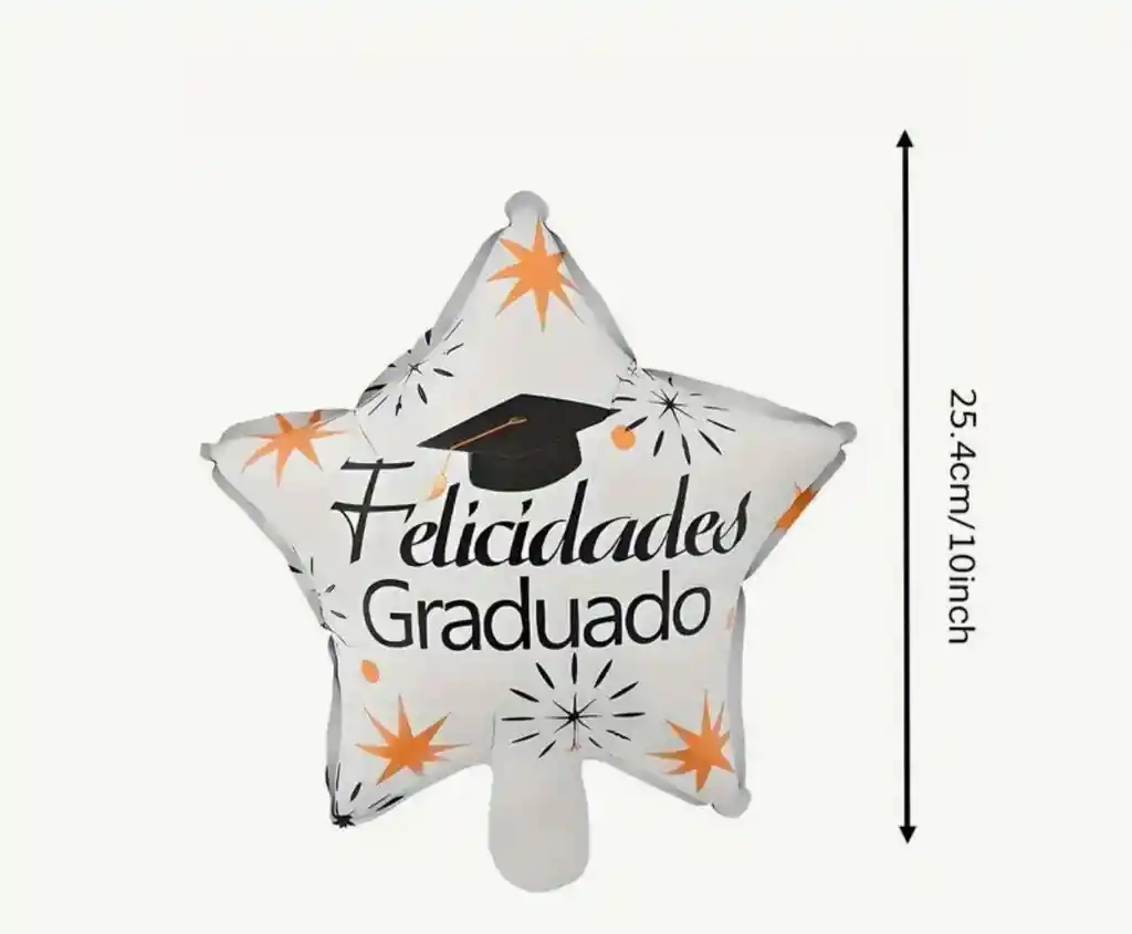 Globo Metalizado "graduación" De 10″