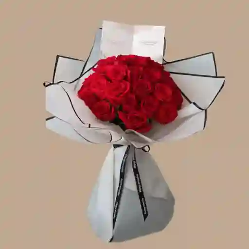Bouquet Ref. Mazzo Blanco X 24 Rosas Exportación. Buchon