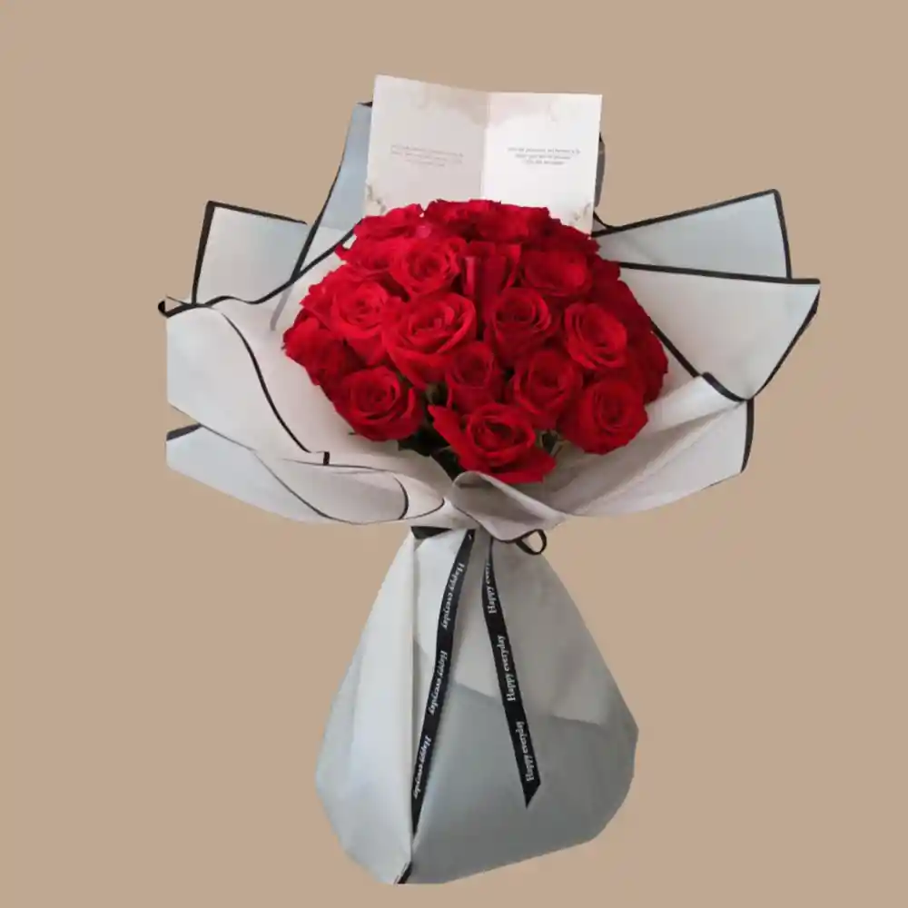 Bouquet Ref. Mazzo Blanco X 24 Rosas Exportación. Buchon