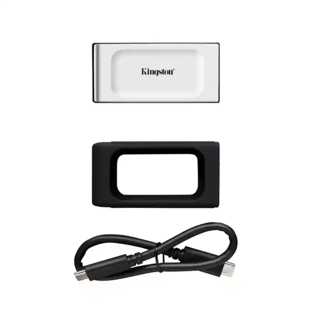 Unidad Sólida Externa Portátil Kingston 4tb Xs2000 Usb-c 3.2 Plateado