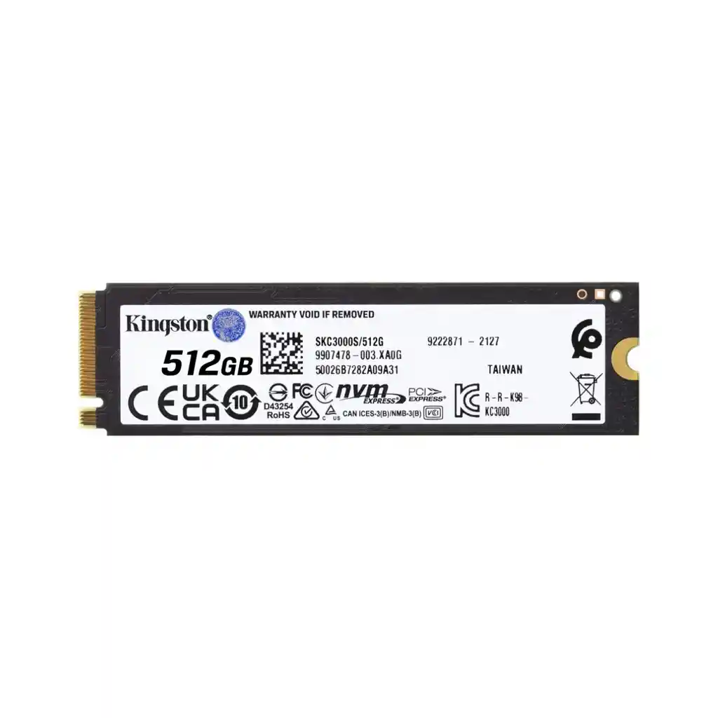 Unidad Sólida Interna Kingston 512gb Kc3000s M.2 Pcie Nvme
