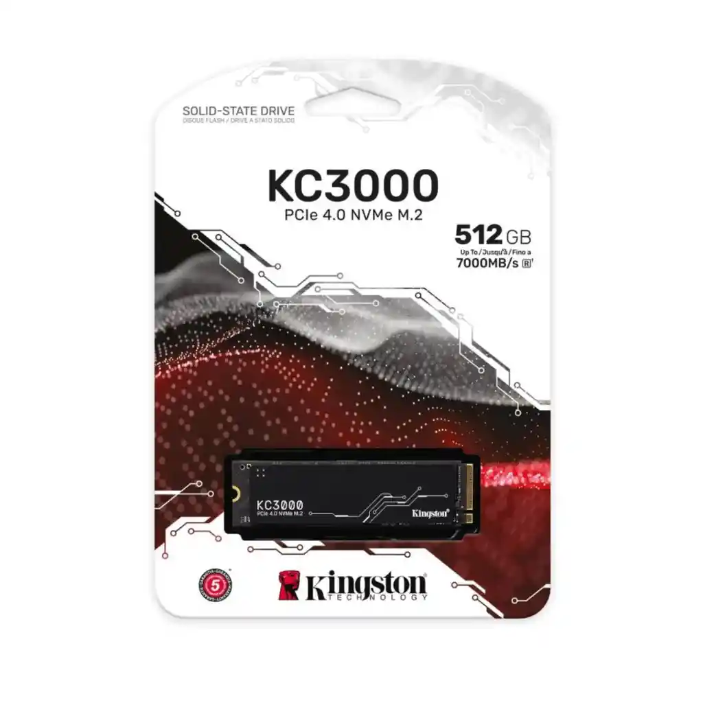 Unidad Sólida Interna Kingston 512gb Kc3000s M.2 Pcie Nvme