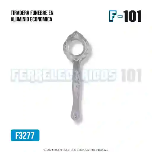 Tiradera Funebre En Aluminio