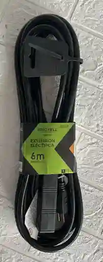 Extencion Electrica Negra Protector De Voltaje 6m Brickell