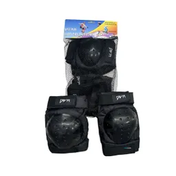 Kit De Protección Gvs - Rodilleras, Muñequeras Y Coderas/ Negro - Talla: L