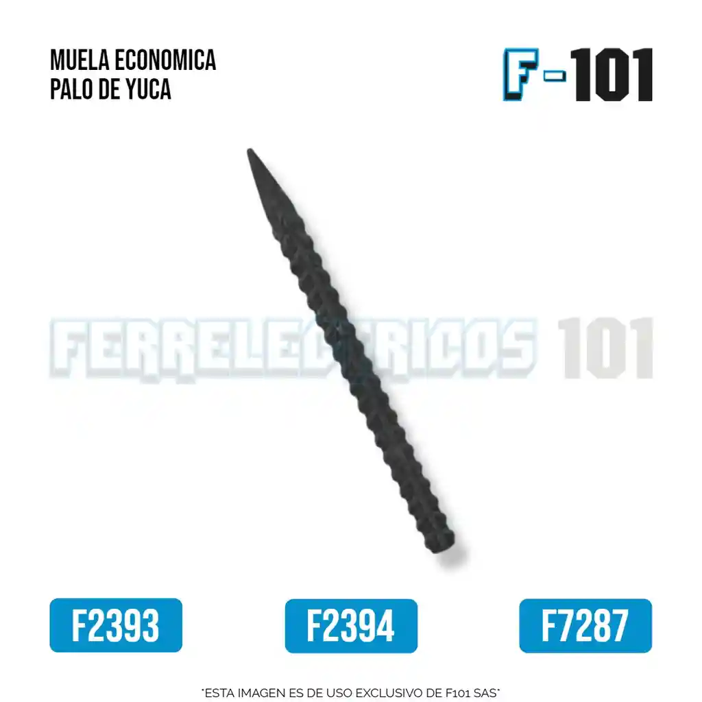 Muela Palo De Yuca 1/2