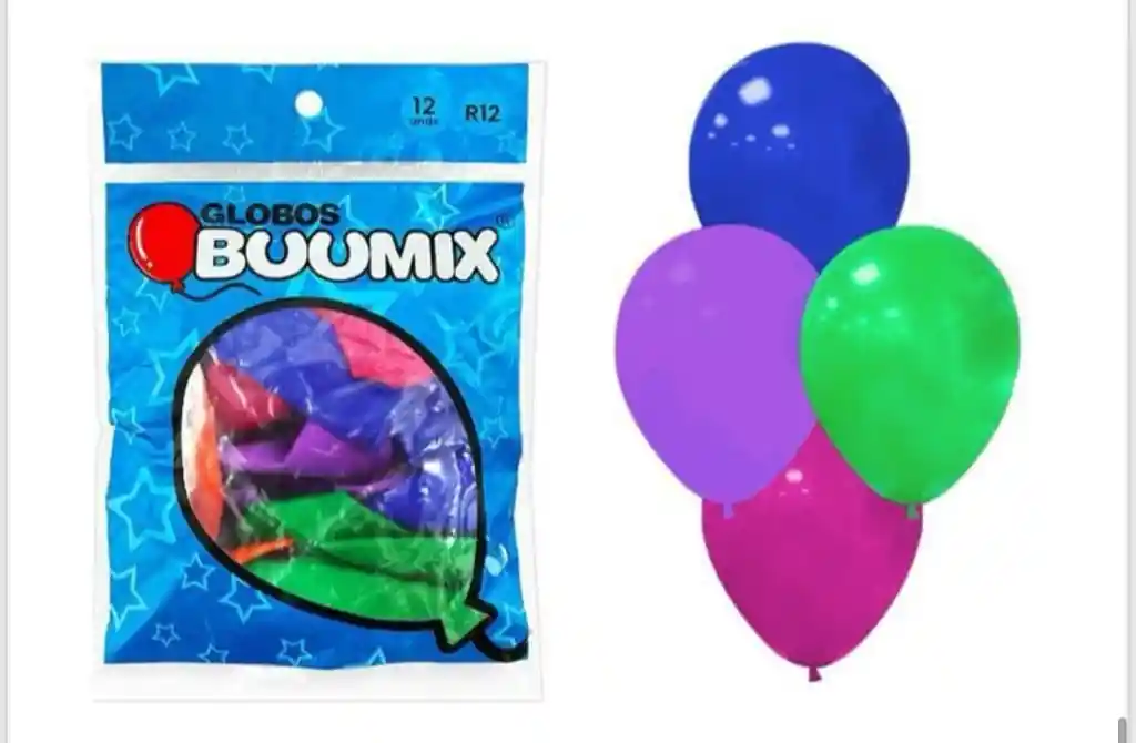 Globo R12 Por 12 Unidades
