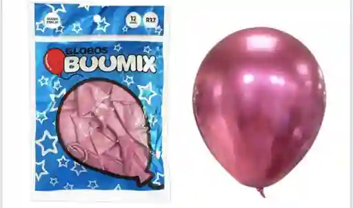Globo Metalizado R12 Por 12 Uds