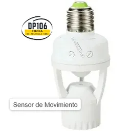 Sensor De Movimiento Adaptador Bombillos