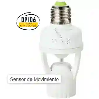 Sensor De Movimiento Adaptador Bombillos