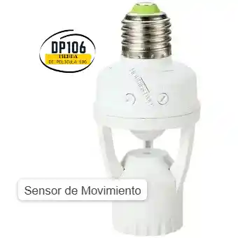 Sensor De Movimiento Adaptador Bombillos