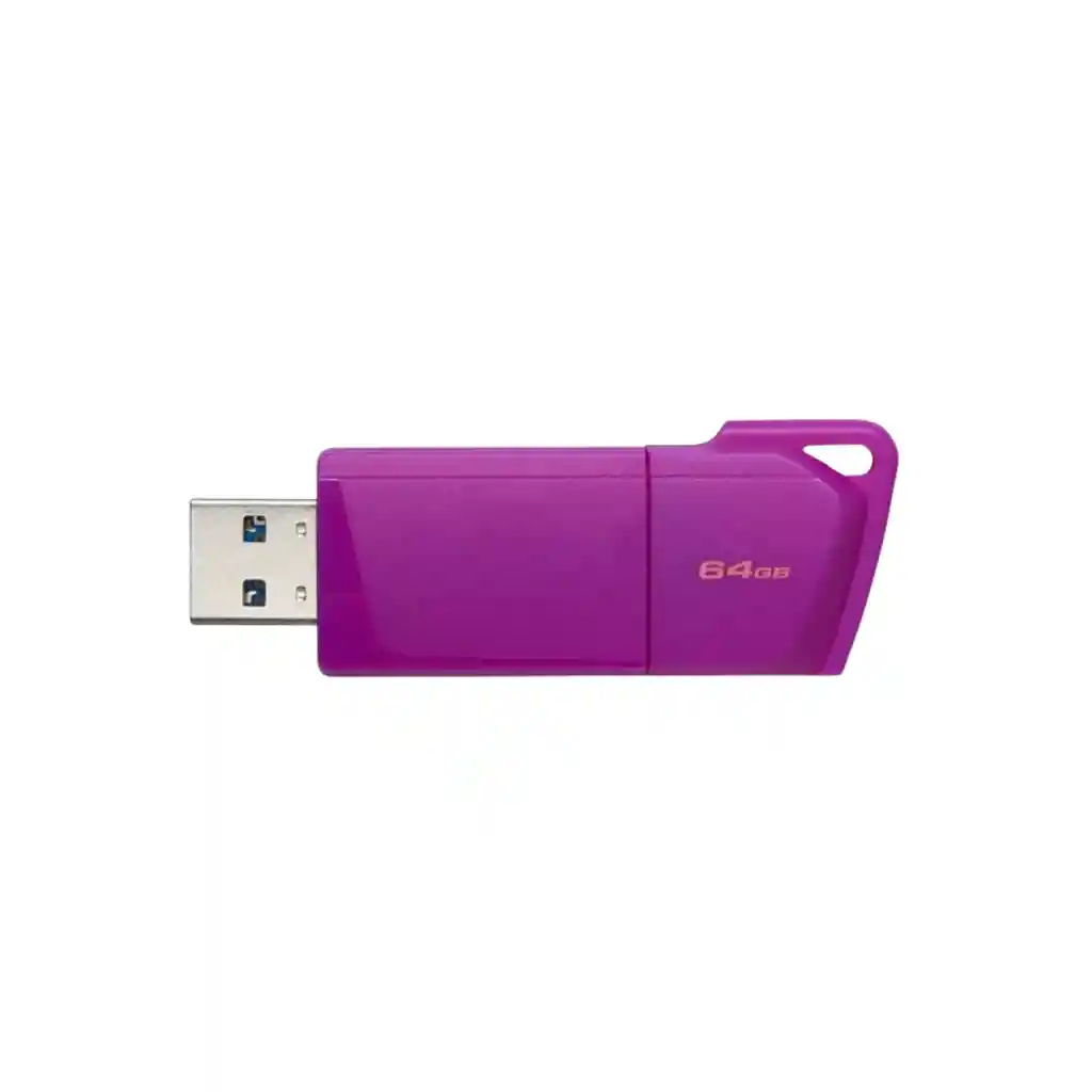 Memoria Usb Kingston 64gb Dt Exodia M Latam Usb 3.2 Morado