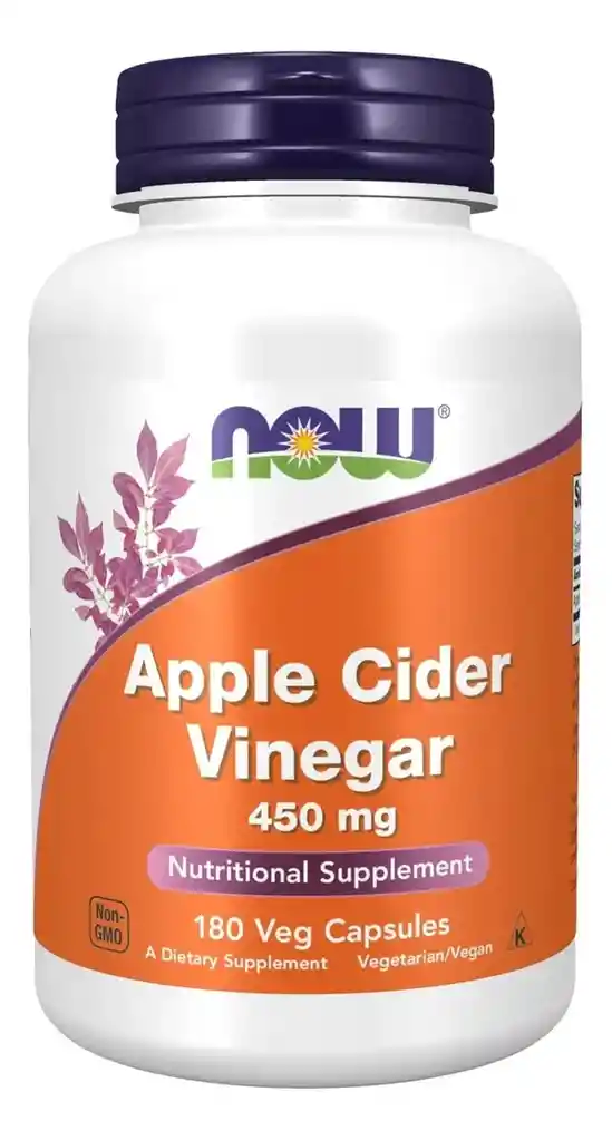 Now Vinagre De Manzana 450mg 180 Capsulas