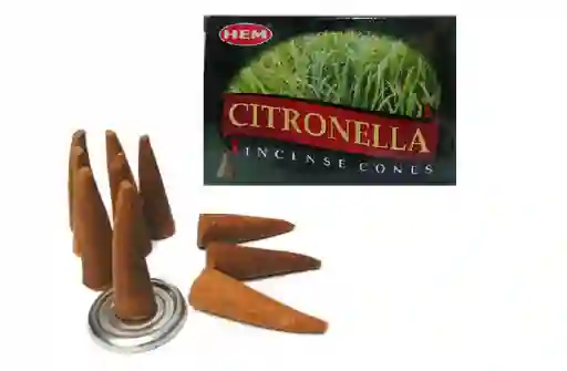Incienso En Conos X 10 Unds Aroma Citronela