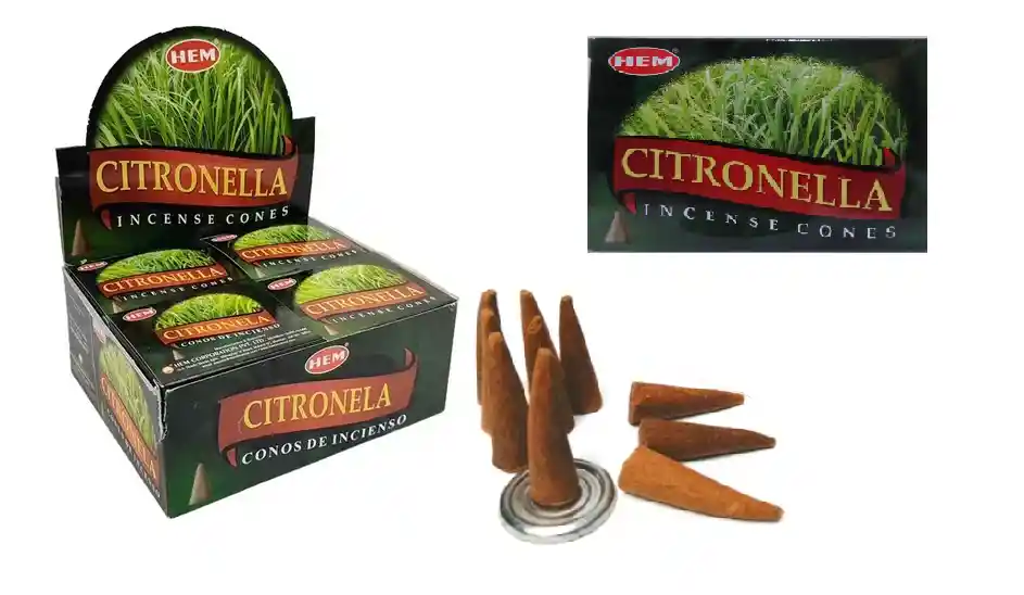 Incienso En Conos X 10 Unds Aroma Citronela