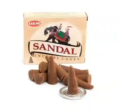 Incienso En Conos X 10 Unds Aroma Sándalo