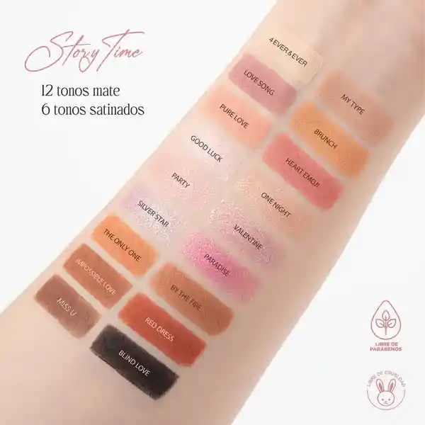 Paleta De Sombras Atenea Storytime