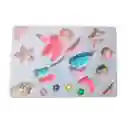 Set Kit Para Hacer Pulseras Niña Style Unicornio Multicolor