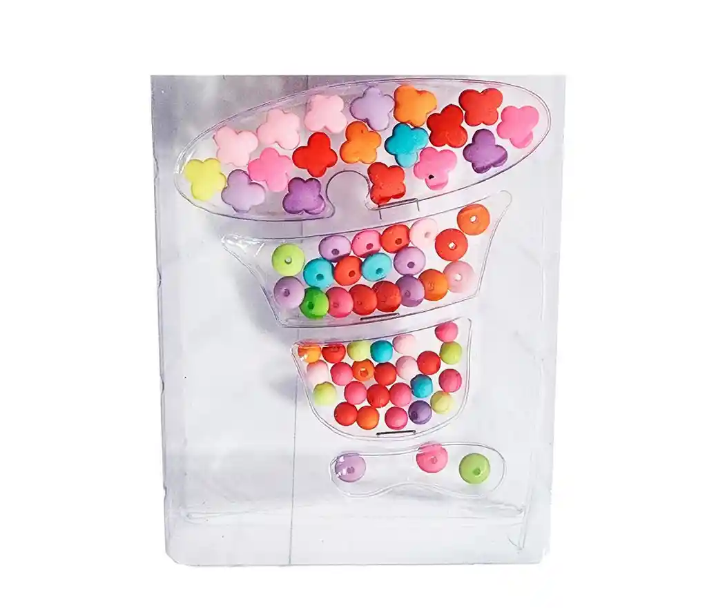 Set Kit Hacer Pulseras Collares Niña Style Pedreria Cono