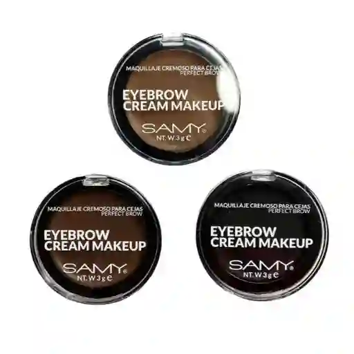 Maquillaje Cremoso Para Cejas Samy - 01