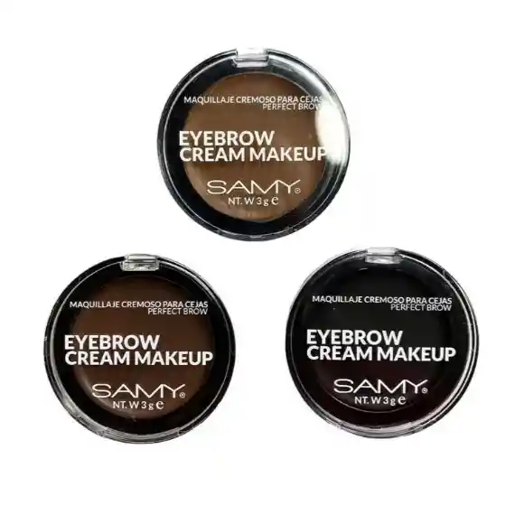 Maquillaje Cremoso Para Cejas Samy - 01