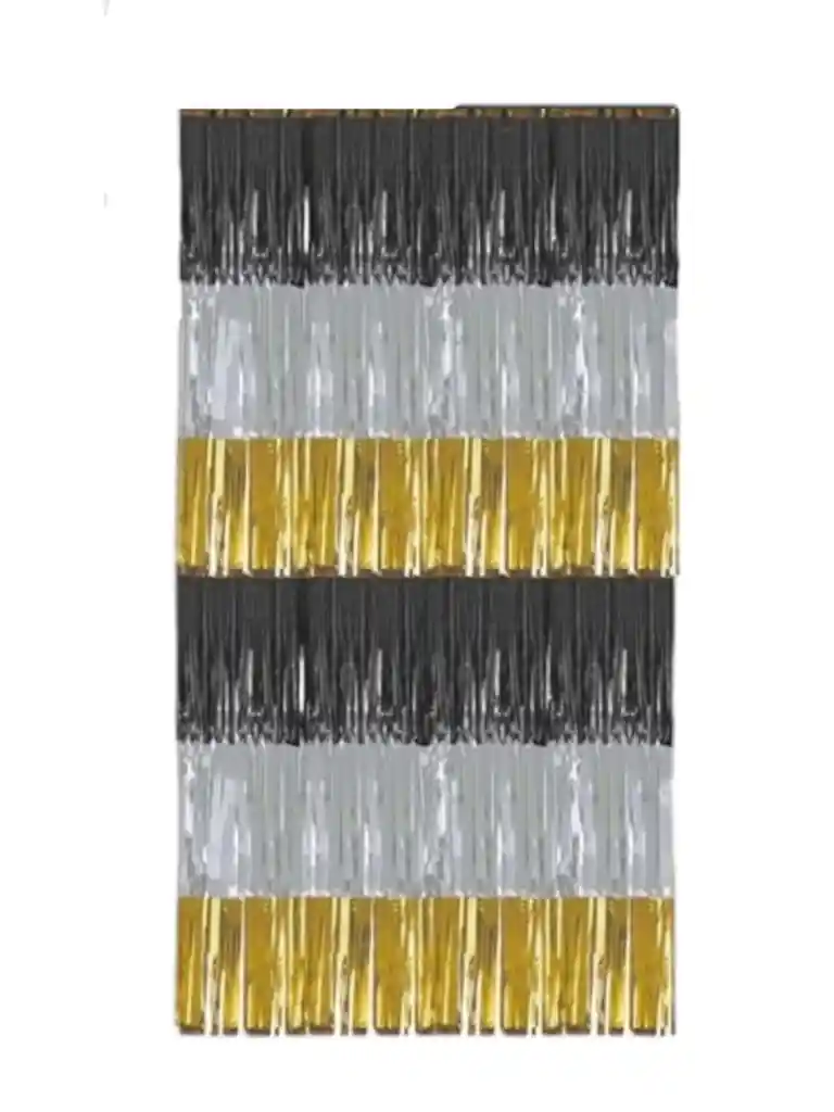 Cortinas Cortas Fondo Metalizadas Decoración Fiestas 50 Cm