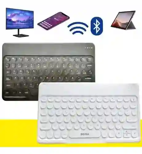 Mini Teclado Bluetooth Inalambrico Recargable 11 Pulgadas