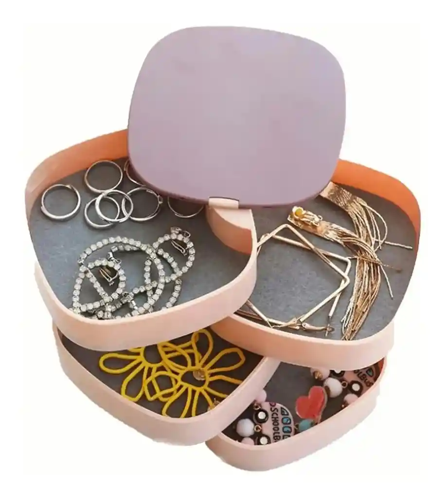 Caja De Joyería Joyero Organizador De Joyas De Portátil Casa