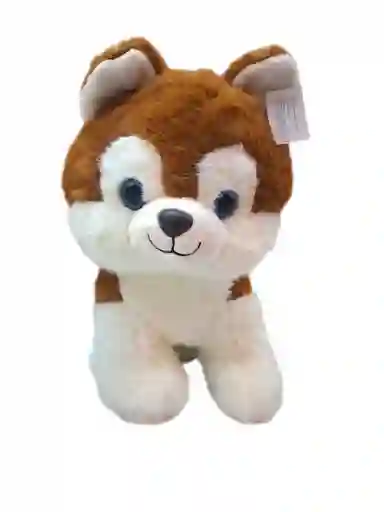 Peluche Perro Husky Cafe