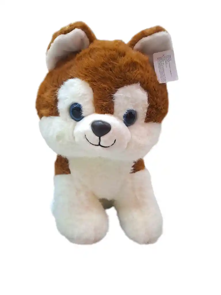 Peluche Perro Husky Cafe