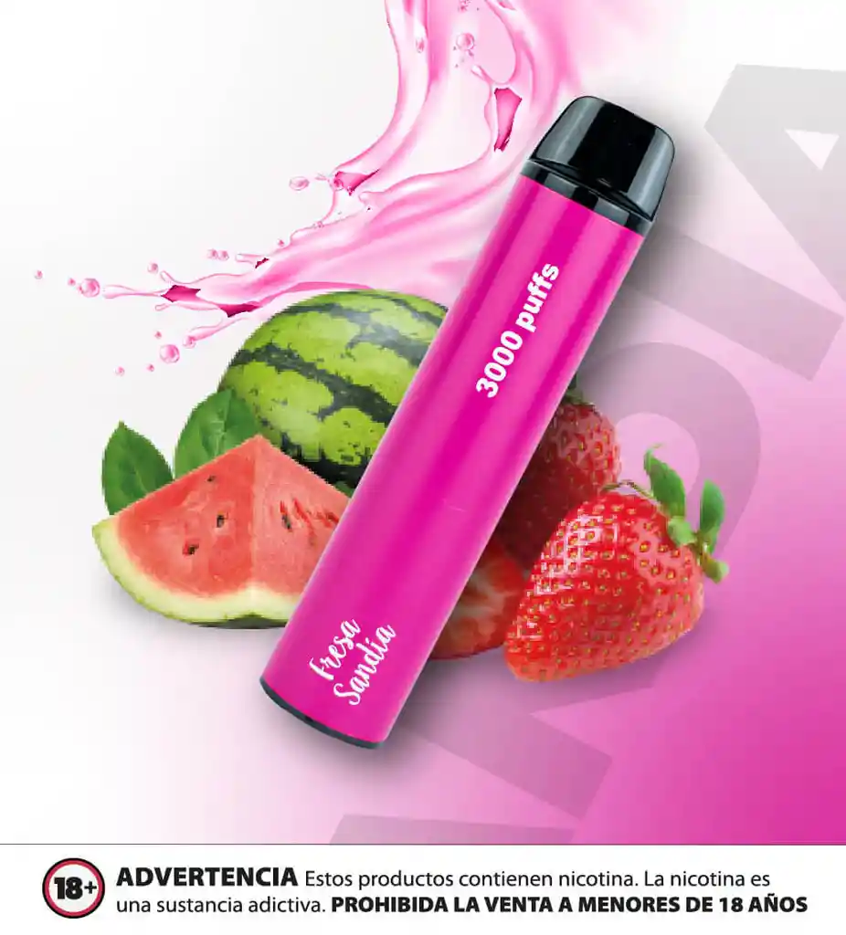 Mijo Vape 1500 Puffs Fresa Sandia