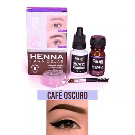 Henna Para Ceja Cafe Oscuro