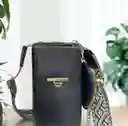 Bolso Hombro Cruzado Monedero Portacelular Negro