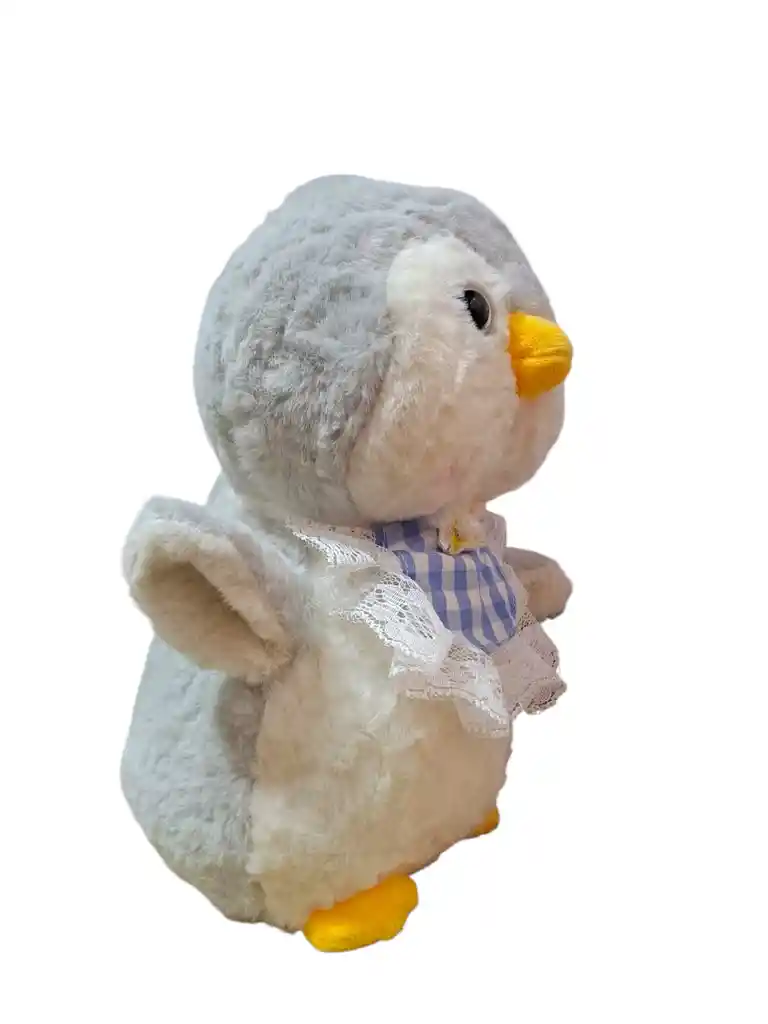Peluche Pingüino Gris