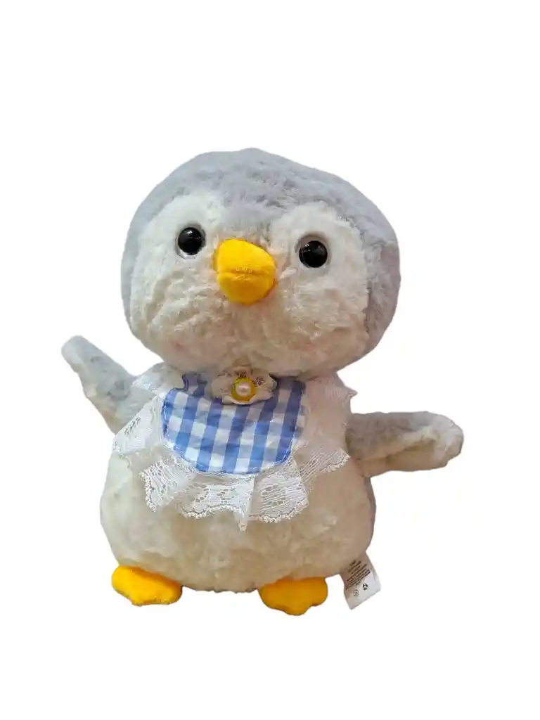 Peluche Pingüino Gris