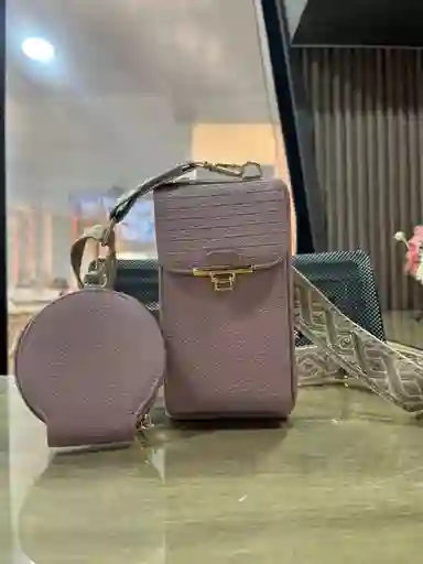 Bolso Hombro Cruzado Monedero Portacelular Rosa