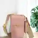 Bolso Hombro Cruzado Monedero Portacelular Rosa