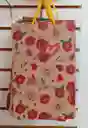 Bolsa Para Regalo Tipo Kraft Estampada Medidas 16 Ancho X 26 Alto