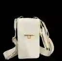 Bolso Hombro Cruzado Monedero Portacelular Blanco