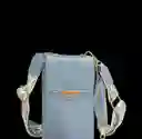 Bolso Hombro Cruzad Monedero Portacelular Azul