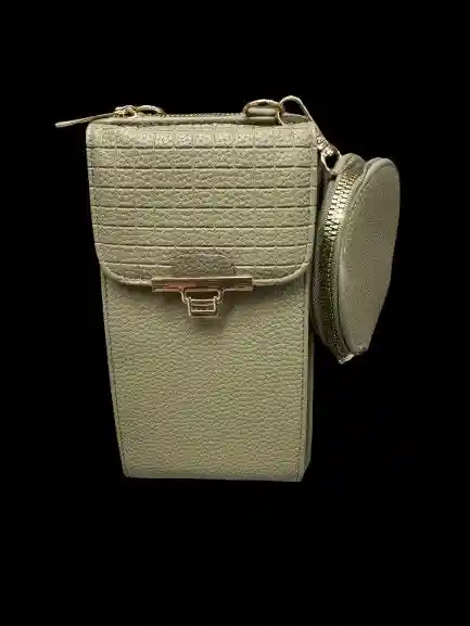 Bolso Hombro Cruzado Monedero Portacelular Verde