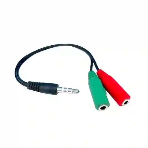 Convertidor Audio Micrófono 2 A 1 Jack Hembra A Jack Macho 3.5mm