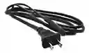 Cable Poder Tipo 8 Grabadora Impresoras Ps2 Ps3 1.5 Metros