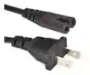 Cable Poder Tipo 8 Grabadora Impresoras Ps2 Ps3 1.5 Metros